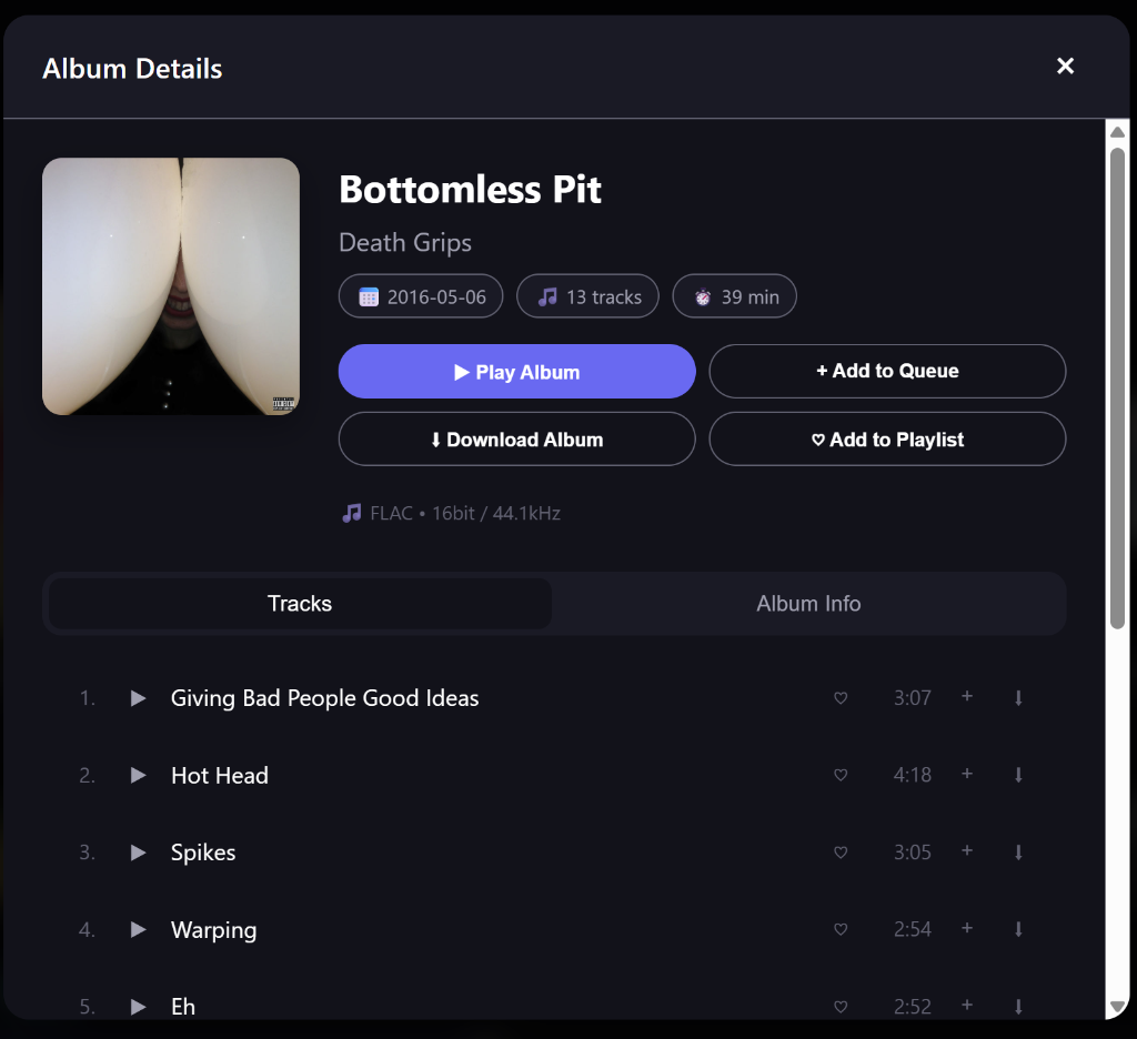 Album Details