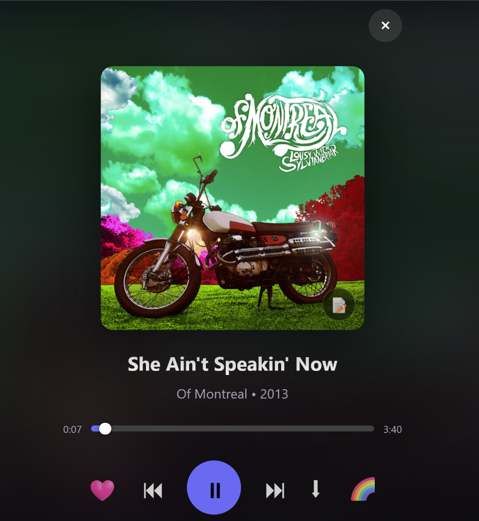Fullscreen Player