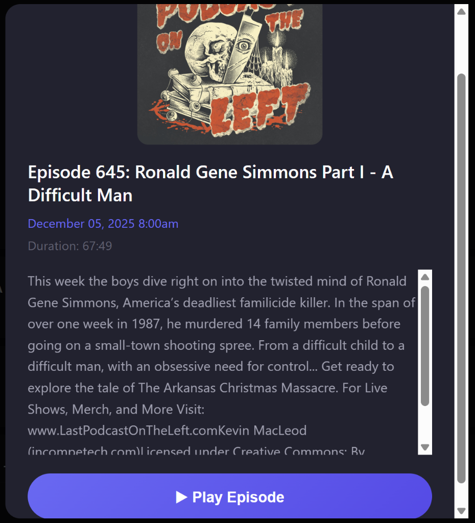 Podcast Episode